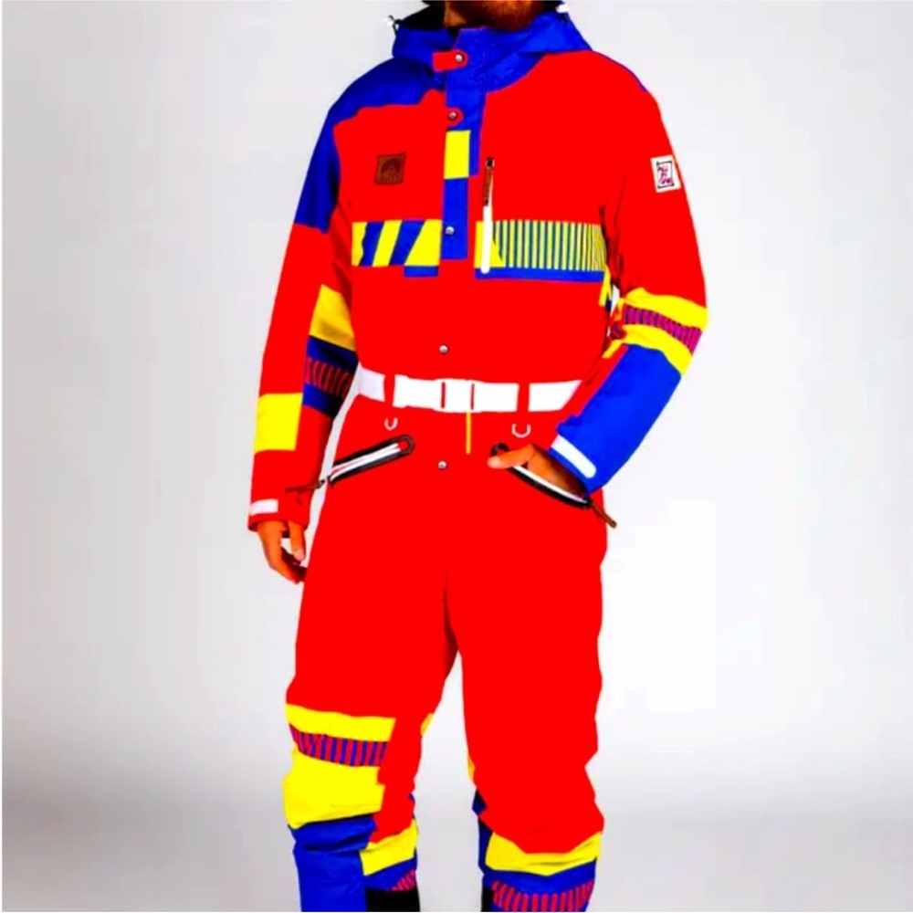 OOSC men's snow suit . Hot tub Time Machine  Like new condition!